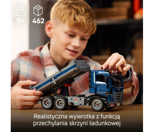LEGO Technic 42203 Wywrotka z przechylaną skrzynią - 1308190 - zdjęcie 4